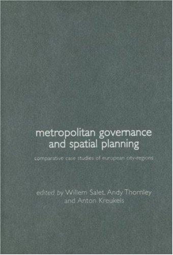 Metropolitan Governance and Spatial Planning