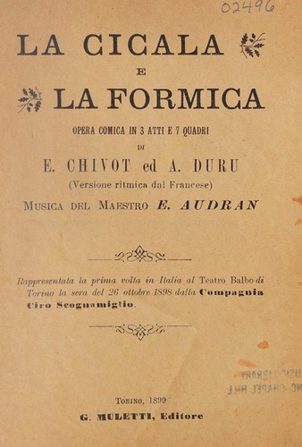 La cicala e la formica