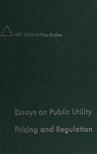 Essays on public utility pricing and regulation