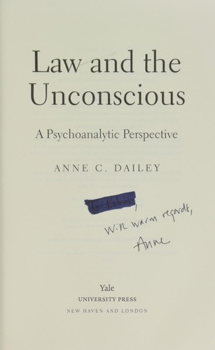 Law and the Unconscious