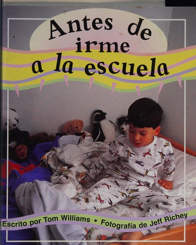 Antes de irme a la escuela