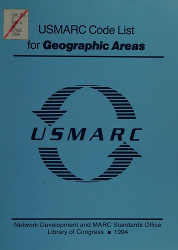 USMARC code list for geographic areas