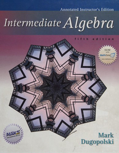 Intermediate algebra, annotated instructor's edition