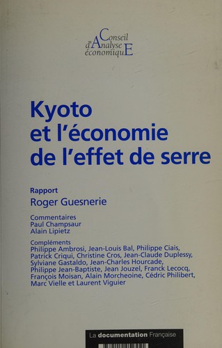 Kyoto et l'économie de l'effet de serre