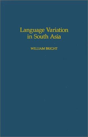 Language variation in South Asia