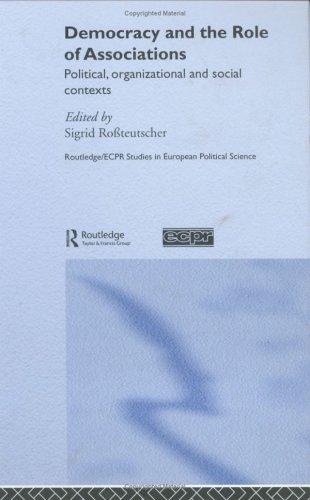 Democracy and the Role of Associations