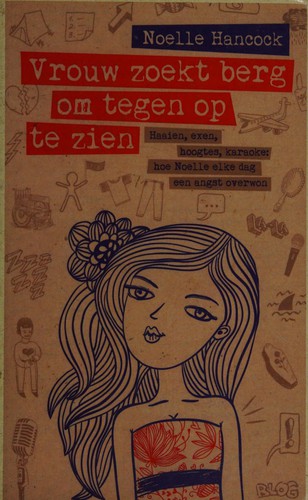 Vrouw zoekt berg om tegenop te zien