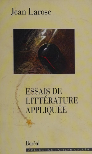 Essais de littérature appliquée
