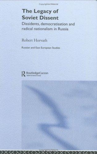 Soviet dissent and Russia's transition to democracy