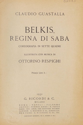 Belkis, regina di Saba