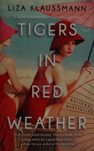 Tigers in red weather