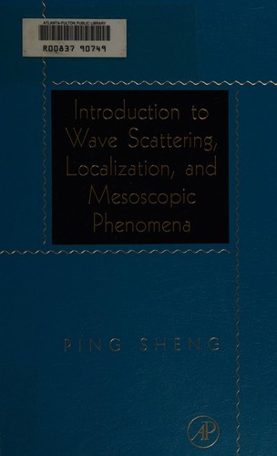 Introduction to wave scattering, localization, and mesoscopic phenomena