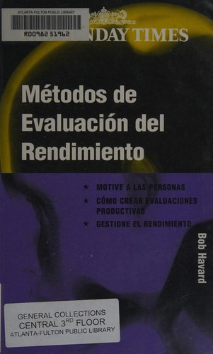 Metodos de Evaluacion del Rendimiento / Methods of Evaluating Profits