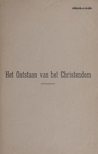 Het ontstaan van het Christendom