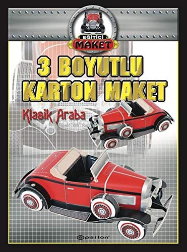 Klasik Araba - 3 Boyutlu Karton Maket