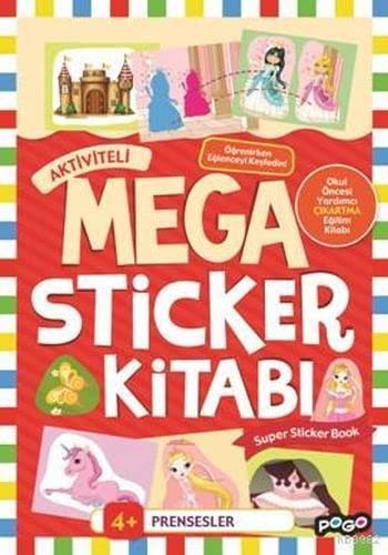 Mega Sticker - Prensesler