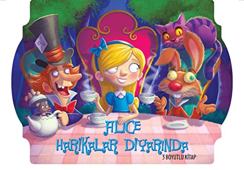 Alice Harikalar Diyarinda-3 Boyutlu Kitap