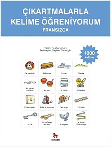 Çikartmalarla Kelime Ögreniyorum Fransizca - 1000 Kelime