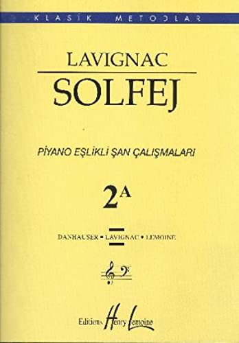 Lavignac Solfej Piyano Eslikli San Calismalari 2A