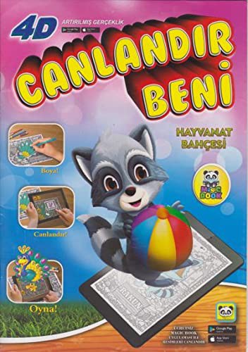 Hayvanat Bahcesi Sihirli Boyama Kitabi