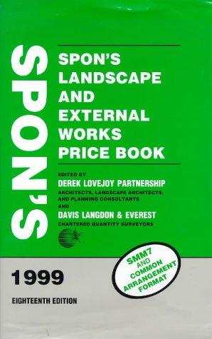 Spon's Landscape and External Works Price Book, 1999