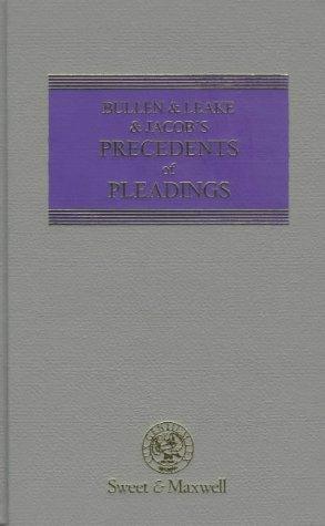 Bullen & Leake & Jacob's precedents of pleadings
