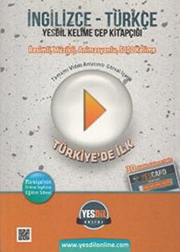 Ingilizce Türkce Yesdil Kelime Cep Kitapcigi