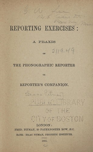 Reporting exercises