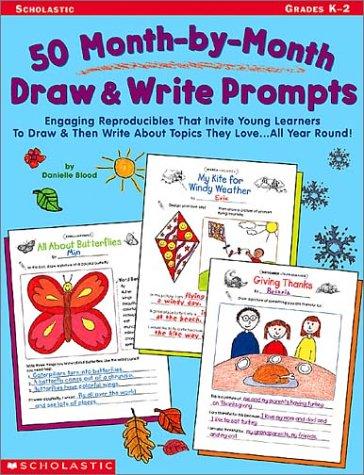 50 Month-by-month Draw & Write Prompts