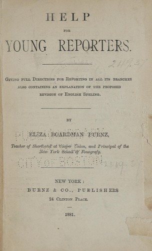 Help for young reporters