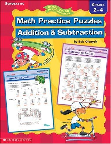 Math Practice Puzzles Addition and Subtraction (Ready-to-Go Reproducibles)