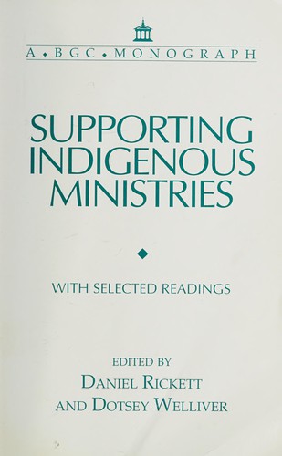 Supporting indigenous ministries