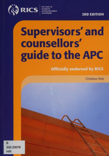 Supervisors' and counsellors' guide to the APC