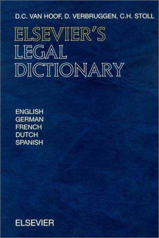 Elsevier's legal dictionary