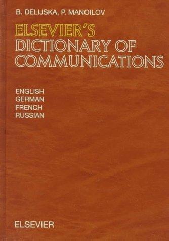 Elsevier's dictionary of communications
