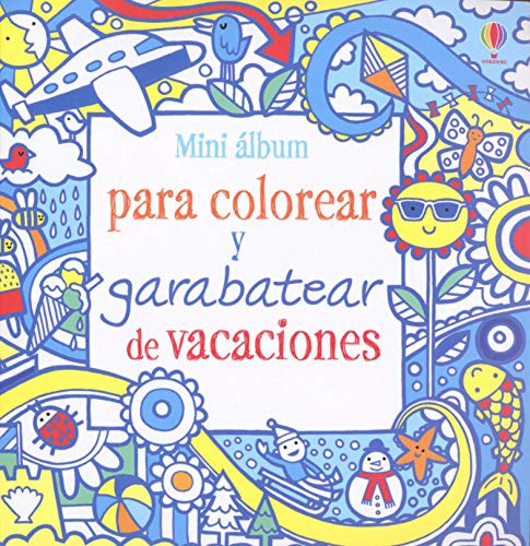Mini álbum para colorear y garabatear de vacaciones