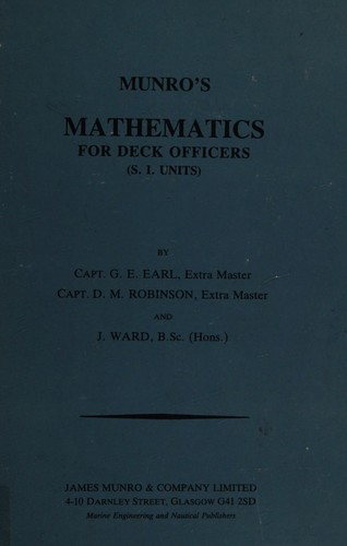Munro's mathematics for deck officers