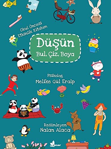 Düsün, Bul, Ciz, Boya; Okul Öncesi Etkinlik Kitabim