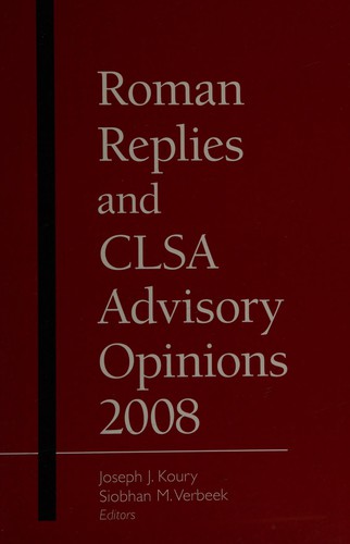 Roman replies and CLSA advisory opinions 2008