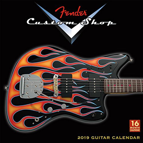 Fender Custom Shop Guitar 2019 Wall Calendar