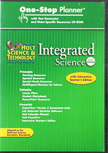 Teachers One-Stop HS&T Integ 2008 Grn