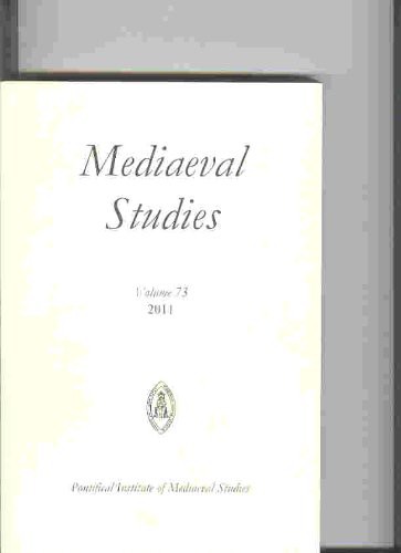 Mediaeval Studies 73