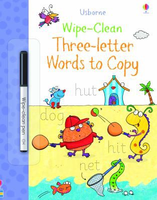 Wipe Clean Three Letter Words to Copy