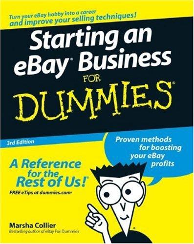 Starting an eBay Business For Dummies