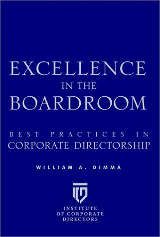 Excellence in the boardroom