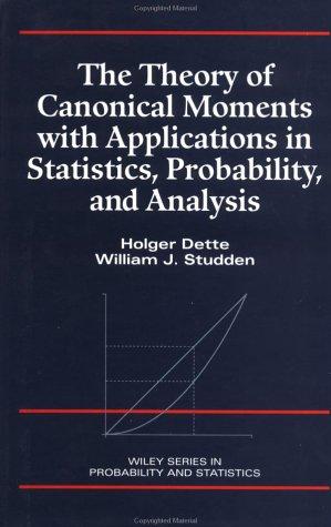 The theory of canonical moments with applications in statistics, probability, and analysis