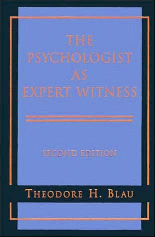 The psychologist as expert witness