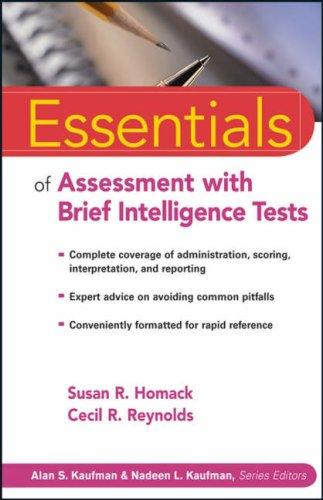 Essentials of assessment with brief intelligence tests