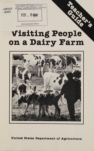 Visiting people on a dairy farm