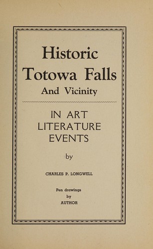 Historic Totowa falls and vicinity